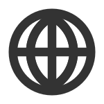 Globe SVG Icon